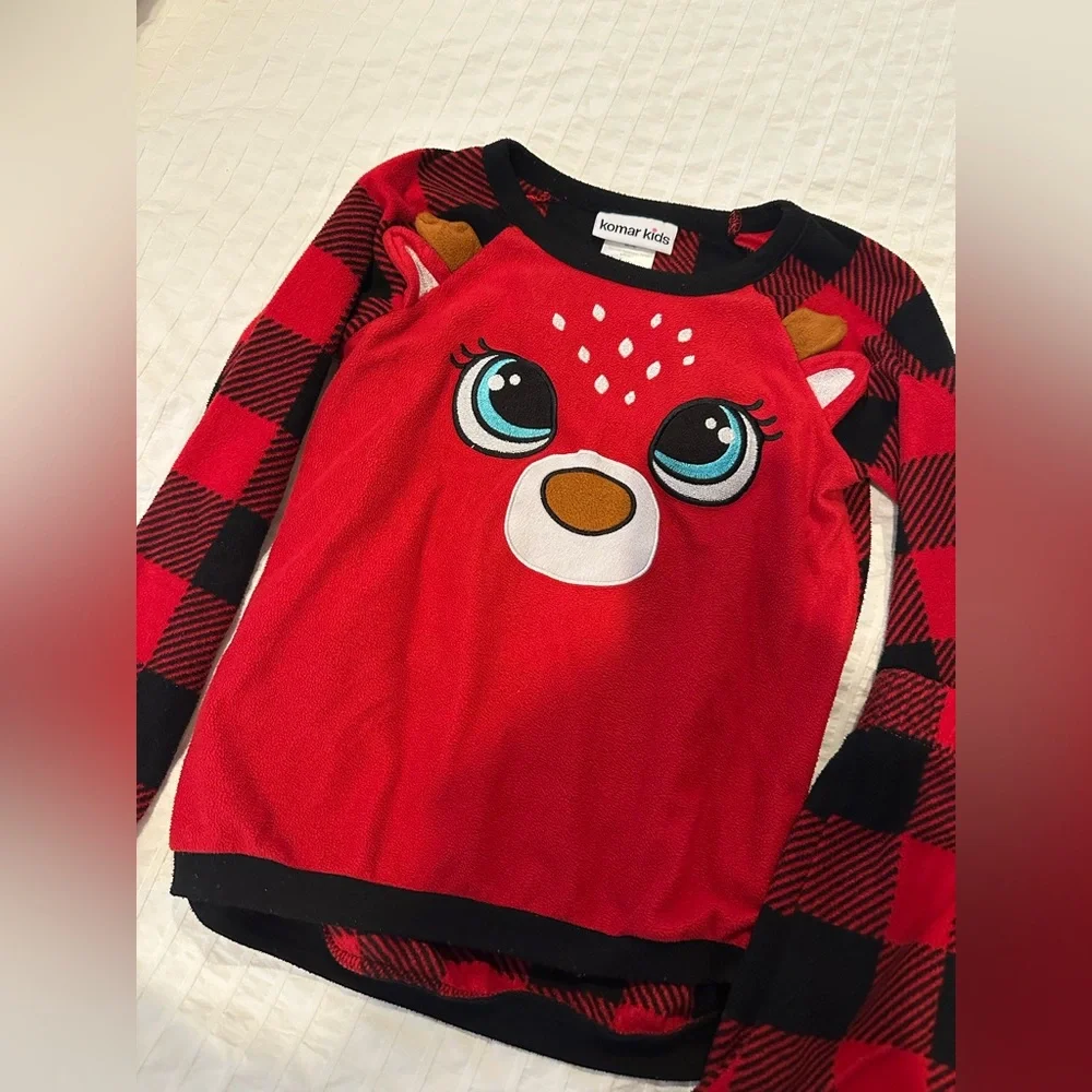 Reindeer Christmas pajama size 7/8